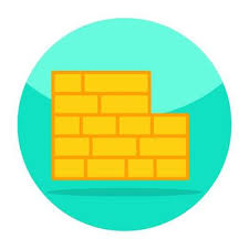 A Perfect Design Icon Of Brick Wall