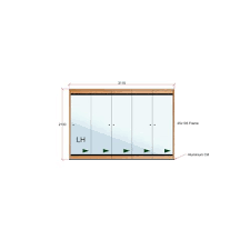 Fl10l Frameless Folding Door Van Acht