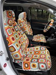 Car Seat Covers Handmade Crochet