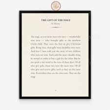Literary Gifts Teacher Gift Gift Of The