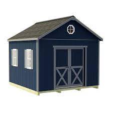 Best Barns North Dakota 12 Ft X 16 Ft Wood Storage Shed Kit With Floor Including 4x4 Runners