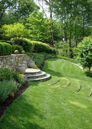 Curved Terrace Stairs Tame A Slope