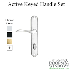 Pella Hinged Door Active Keyed Handle Set