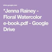 Jenna Rainey Fl Watercolor E Book