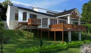 4 Bed Sloping Land House Plans House