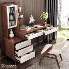 Buy Modern Teak Wood Design Study Table