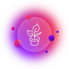 Plant In A Pot Line Icon Gardening Grow