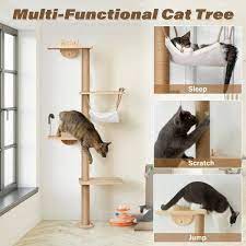 Coziwow 6 Pcs Cat Tree Shelves Wall