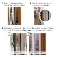 Assure Lock For Andersen Patio Doors Entry Standalone White
