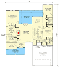 1 Story New American House Plan With A