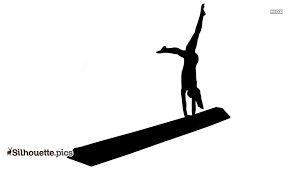 training balance beam gymnastic