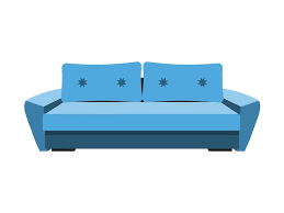 Premium Vector Blue Luxury Sofa For
