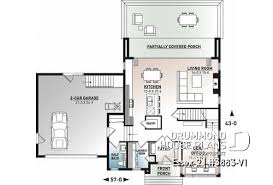 Panoramic View House Plans For Lot With