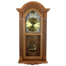 Bedford Clock Collection Honey Oak