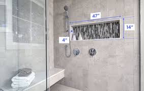 Shower Niche Sizes Standard Height