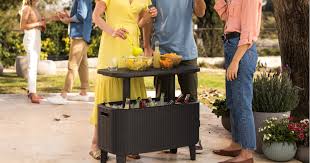 Keter Bevy Bar Table Cooler Combo