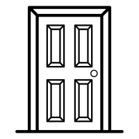 Front Door Icons Free Svg Png Front