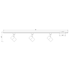 Hampton Bay 4 Ft 3 Light White