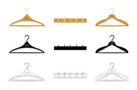 Realistic Clothes Wooden Hanger Or Hook