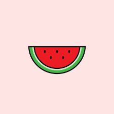 Watermelon Icon Sticker For By