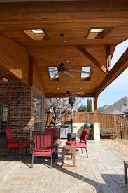 Garland Tx Patio Cover With Skylights