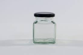200g Square Glass Jar With 63mm Lid