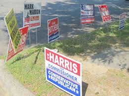 campaign signs of the times