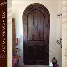 Arched Wooden Door Custom Handmade