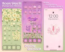 Fairy Garden Icon Pack Fairycore Theme