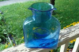Blenko Handcraft Glass Water Bottle Art