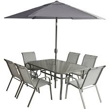 Pagoda Capri 6 Seat Dining Set With