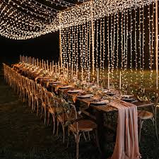 Twinkle Lights Wedding Reception