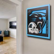 Youthefan Nfl Ina Panthers 3d Logo Series Wall Art 12x12