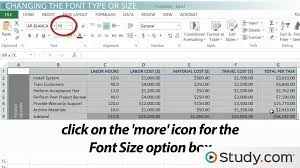 Fonts And Font Styles In Excel