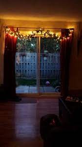 Light Garland Holiday Decor Patio Doors