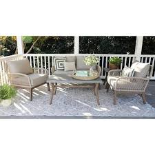 Canopy Poppy 5 Piece Wicker Patio Deep