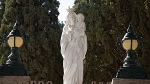 Statue Of Mary Stock Footage