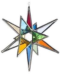 Red Mountain Makers Stained Glass 3d Star