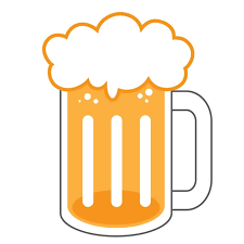 A Beer Mug Icon Vector Image