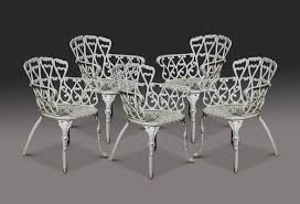 Garden Chairs In Cast Iron