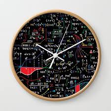 Math Equation 2 0 Wall Clock