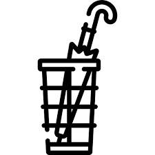 Umbrella Stand Special Lineal Icon