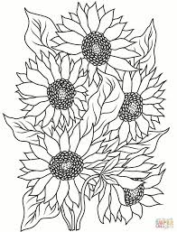 Sunflower Coloring Pages For Kids