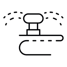 Water Hose Icon Outline Style 14617144