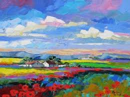 Colourful Landscape Artist Landscape