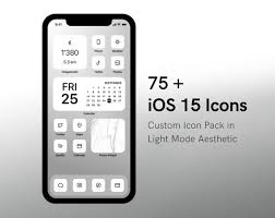 Ios 15 App Icons 75 Minimalist Light