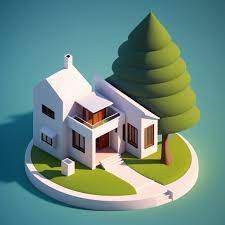 Centered Very Cute Isometric View