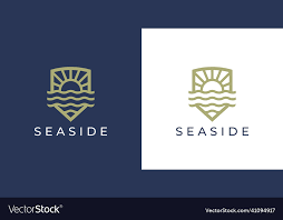 Seaside Holiday Resort Line Icon