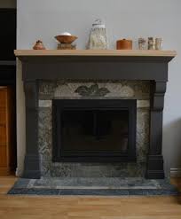 Painting Mantel Fireplace Insert Makes