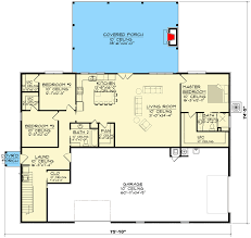 4 Bed Country Home Plan With Flex Room